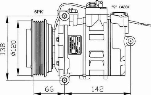 NRF 32177G - Kompresors, Gaisa kond. sistēma www.autospares.lv