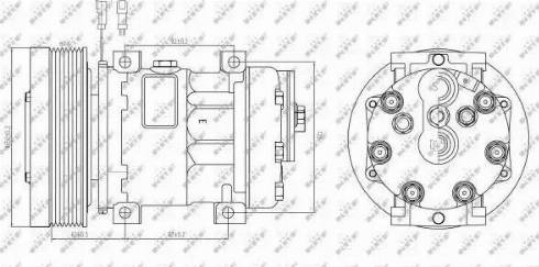 NRF 32885G - Kompresors, Gaisa kond. sistēma autospares.lv