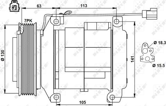 NRF 32881 - Kompresors, Gaisa kond. sistēma www.autospares.lv