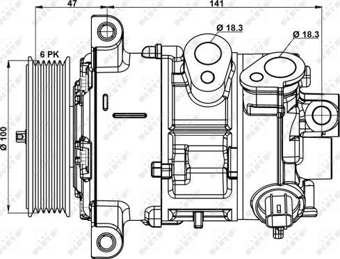 NRF 32882 - Kompresors, Gaisa kond. sistēma www.autospares.lv