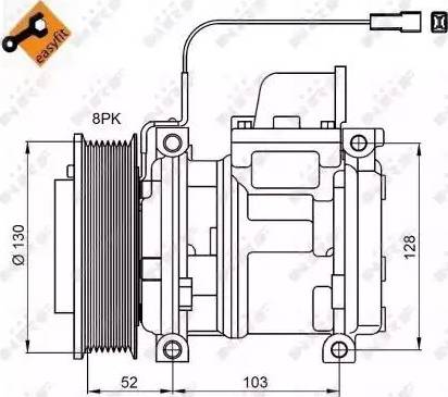 NRF 32824G - Kompresors, Gaisa kond. sistēma www.autospares.lv