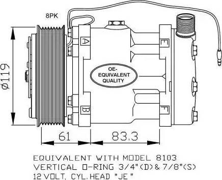 NRF 32875 - Kompresors, Gaisa kond. sistēma www.autospares.lv