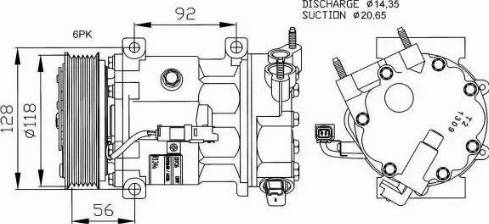 NRF 32240G - Kompresors, Gaisa kond. sistēma autospares.lv