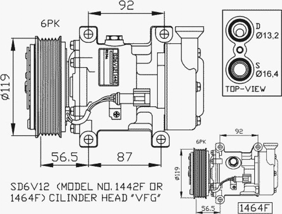 NRF 32260 - Kompresors, Gaisa kond. sistēma www.autospares.lv