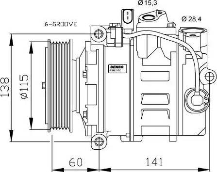 NRF 32262G - Compressor, air conditioning www.autospares.lv