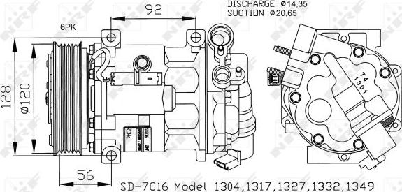 NRF 32239 - Kompresors, Gaisa kond. sistēma www.autospares.lv