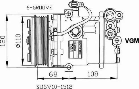 NRF 32230G - Kompresors, Gaisa kond. sistēma www.autospares.lv