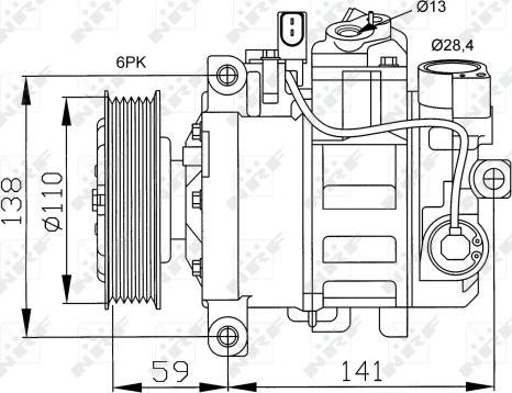 NRF 32229 - Kompresors, Gaisa kond. sistēma www.autospares.lv