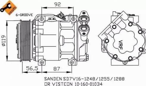 NRF 32271G - Kompresors, Gaisa kond. sistēma www.autospares.lv