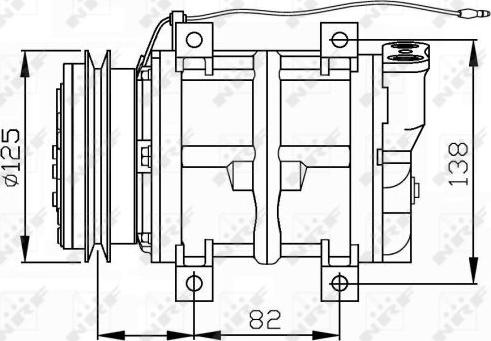 NRF 32745G - Kompresors, Gaisa kond. sistēma www.autospares.lv