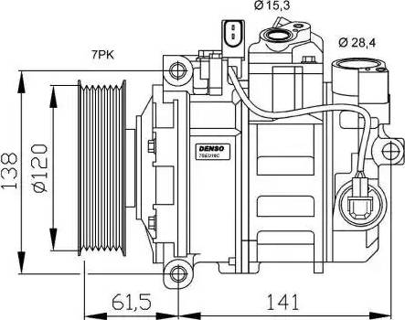 NRF 32777G - Compressor, air conditioning www.autospares.lv