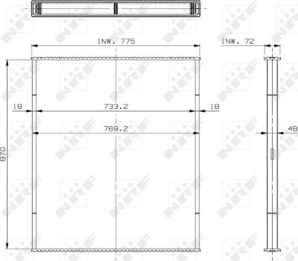 NRF 29599 - Radiatora siets, Motora dzesēšanas sistēma www.autospares.lv