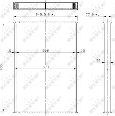 NRF 29586 - Radiatora siets, Motora dzesēšanas sistēma www.autospares.lv