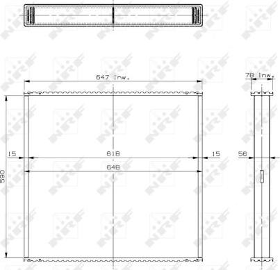 NRF 29606 - Radiatora siets, Motora dzesēšanas sistēma www.autospares.lv