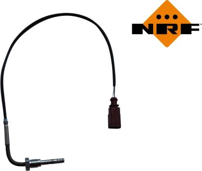 NRF 707023 - Датчик, температура выхлопных газов www.autospares.lv