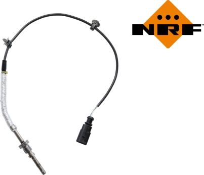 NRF 707192 - Датчик, температура выхлопных газов www.autospares.lv