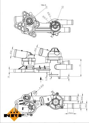 NRF 725179 - Termostats, Dzesēšanas šķidrums www.autospares.lv