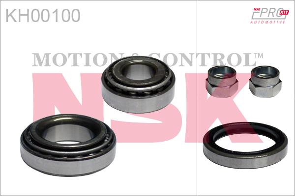 NSK KH00100 - Подшипник ступицы колеса, комплект www.autospares.lv