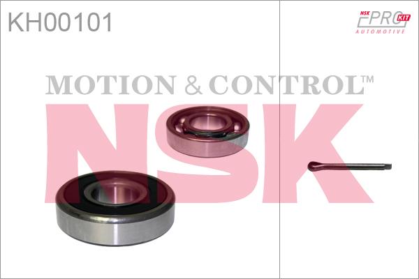 NSK KH00101 - Подшипник ступицы колеса, комплект www.autospares.lv