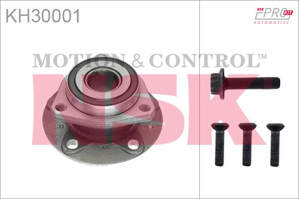 NSK KH30001 - Подшипник ступицы колеса, комплект www.autospares.lv