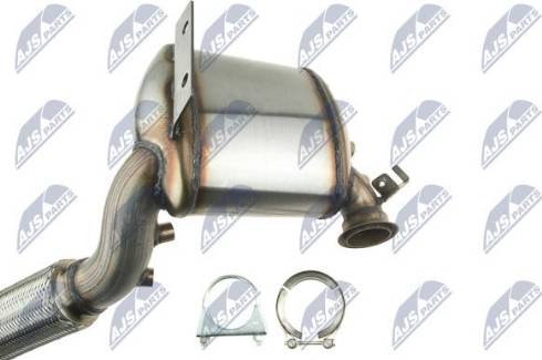 NTY DPF-AU-008 - Nosēdumu / Daļiņu filtrs, Izplūdes gāzu sistēma autospares.lv