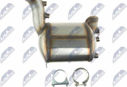 NTY DPF-AU-008 - Nosēdumu / Daļiņu filtrs, Izplūdes gāzu sistēma autospares.lv