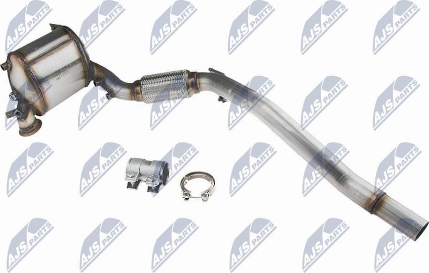 NTY DPF-AU-002 - Nosēdumu / Daļiņu filtrs, Izplūdes gāzu sistēma www.autospares.lv