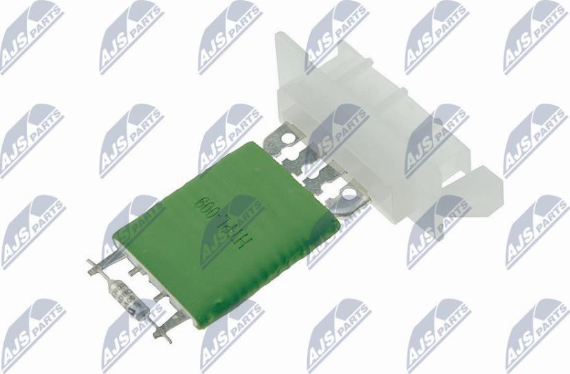 NTY ERD-PL-009 - Rezistors, Salona ventilators www.autospares.lv