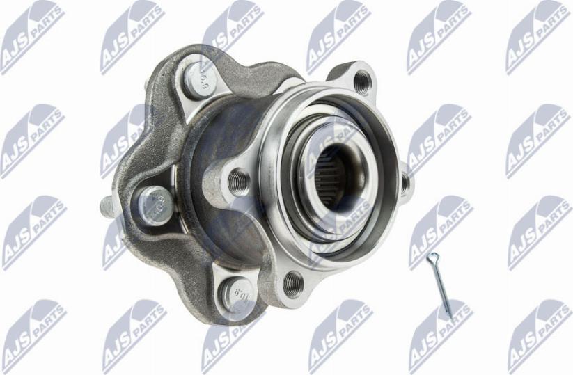 NTY KLT-NS-078 - Подшипник ступицы колеса, комплект www.autospares.lv