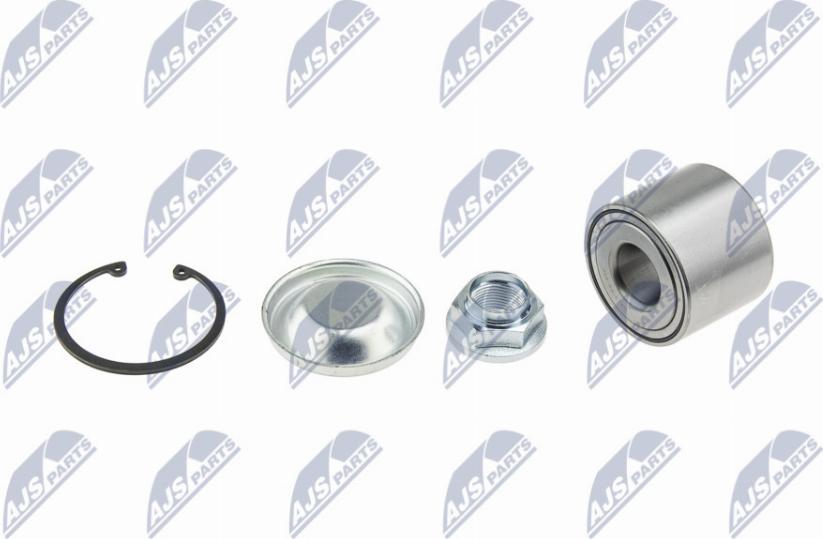 NTY KLT-PE-020 - Подшипник ступицы колеса, комплект www.autospares.lv