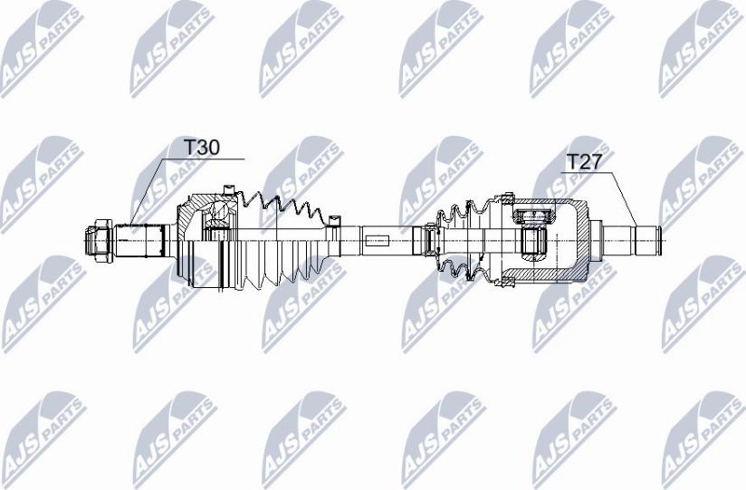 NTY NPW-HD-060 - Piedziņas vārpsta www.autospares.lv