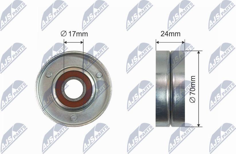 NTY RNK-AU-008 - Parazīt / Vadrullītis, Ķīļrievu siksna www.autospares.lv