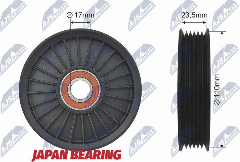 NTY RNK-AU-017 - Parazīt / Vadrullītis, Ķīļrievu siksna www.autospares.lv