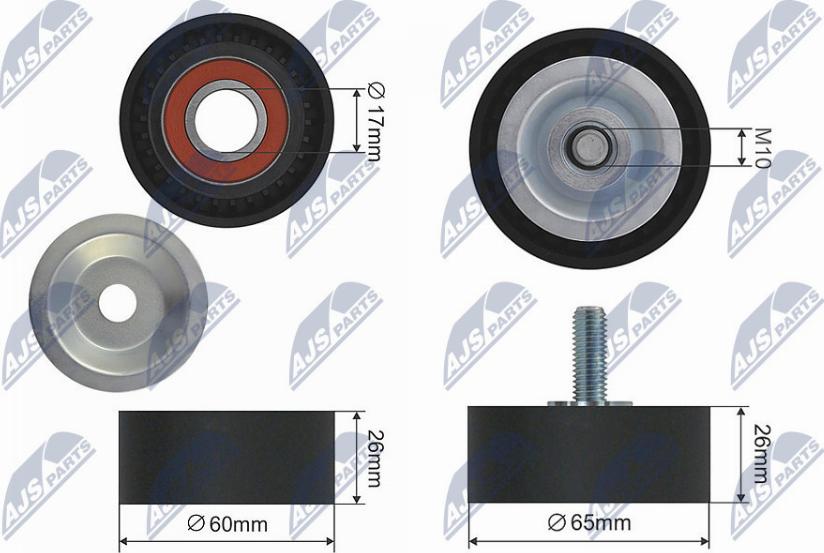 NTY RNK-BM-002 - Parazīt / Vadrullītis, Ķīļrievu siksna autospares.lv