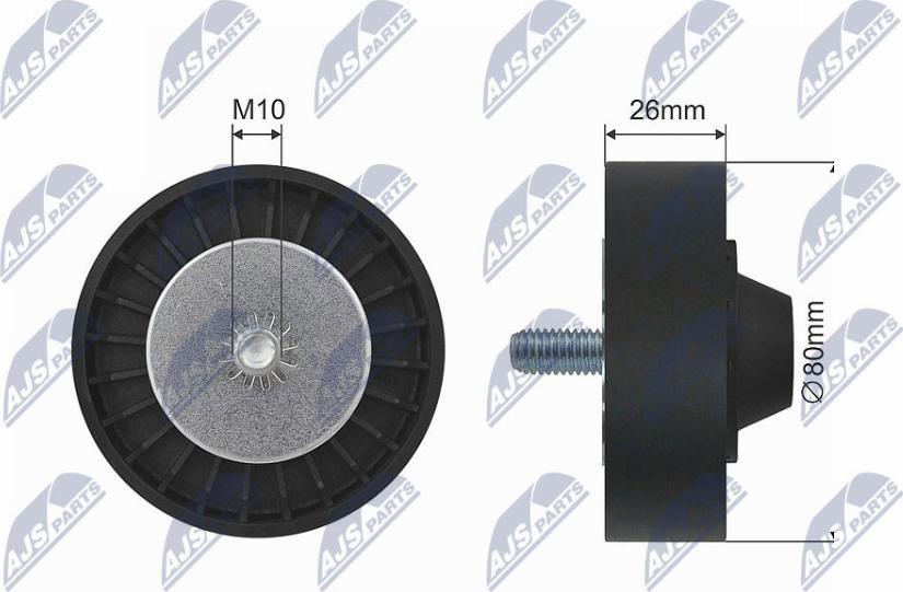 NTY RNK-BM-027 - Parazīt / Vadrullītis, Ķīļsiksna www.autospares.lv