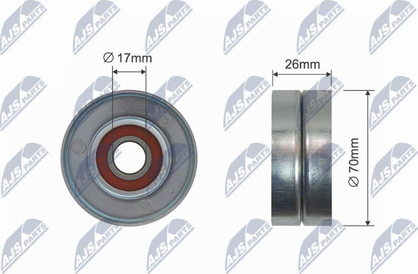 NTY RNK-CH-008A - Parazīt / Vadrullītis, Ķīļrievu siksna www.autospares.lv