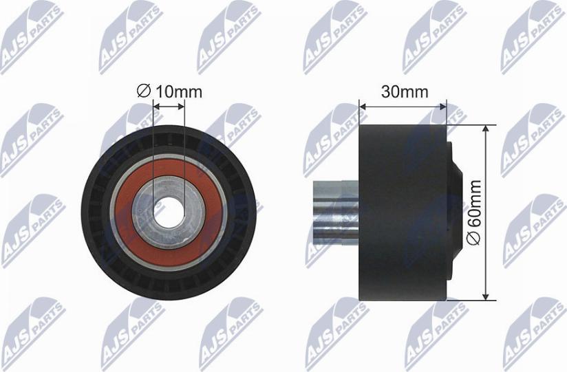 NTY RNK-CT-040 - Spriegotājrullītis, Ķīļsiksna www.autospares.lv