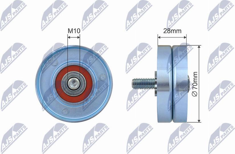 NTY RNK-CT-055 - Parazīt / Vadrullītis, Ķīļrievu siksna www.autospares.lv