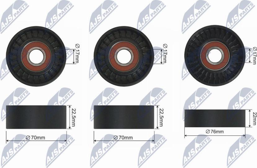 NTY RNK-ME-007 - Parazīt / Vadrullītis, Ķīļrievu siksna www.autospares.lv