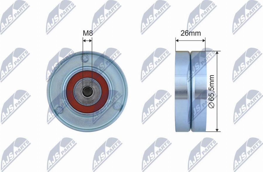 NTY RNK-RE-045 - Parazīt / Vadrullītis, Ķīļrievu siksna www.autospares.lv