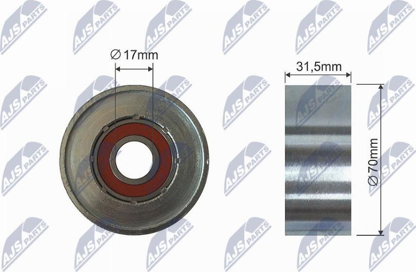 NTY RNK-TY-035 - Parazīt / Vadrullītis, Ķīļrievu siksna www.autospares.lv