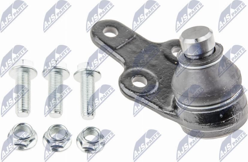 NTY ZSD-FR-010 - Шаровая опора, несущий / направляющий шарнир www.autospares.lv