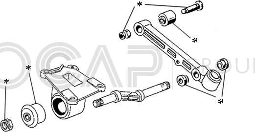 OCAP 0902265 - Link Set, wheel suspension www.autospares.lv