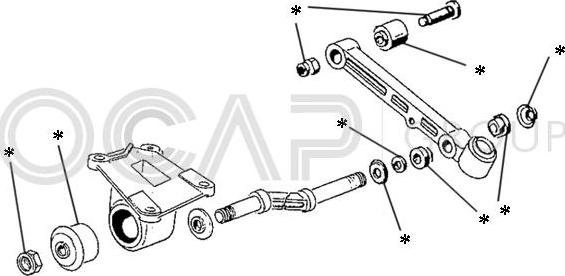 OCAP 0902266 - Комплектующее руля, подвеска колеса www.autospares.lv