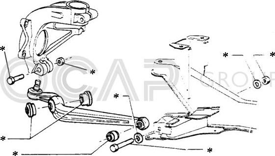 OCAP 0902205 - Sviru komplekts, Riteņa piekare autospares.lv