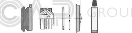 OCAP 0907683 - Centrālais šarnīrs, Trīsstūrveida svira www.autospares.lv