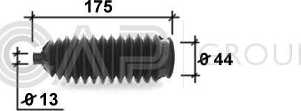 OCAP 1211462 - Пыльник, рулевое управление www.autospares.lv