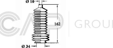 OCAP 1211125 - Putekļusargs, Stūres iekārta www.autospares.lv