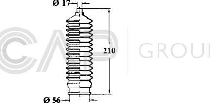 OCAP 1211337 - Putekļusargs, Stūres iekārta www.autospares.lv