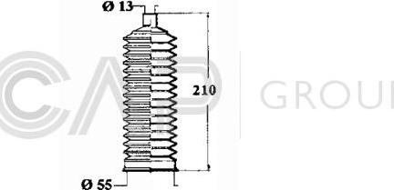 OCAP 1211293 - Putekļusargs, Stūres iekārta www.autospares.lv